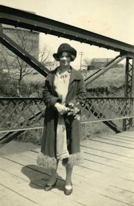 People posing with bridges
